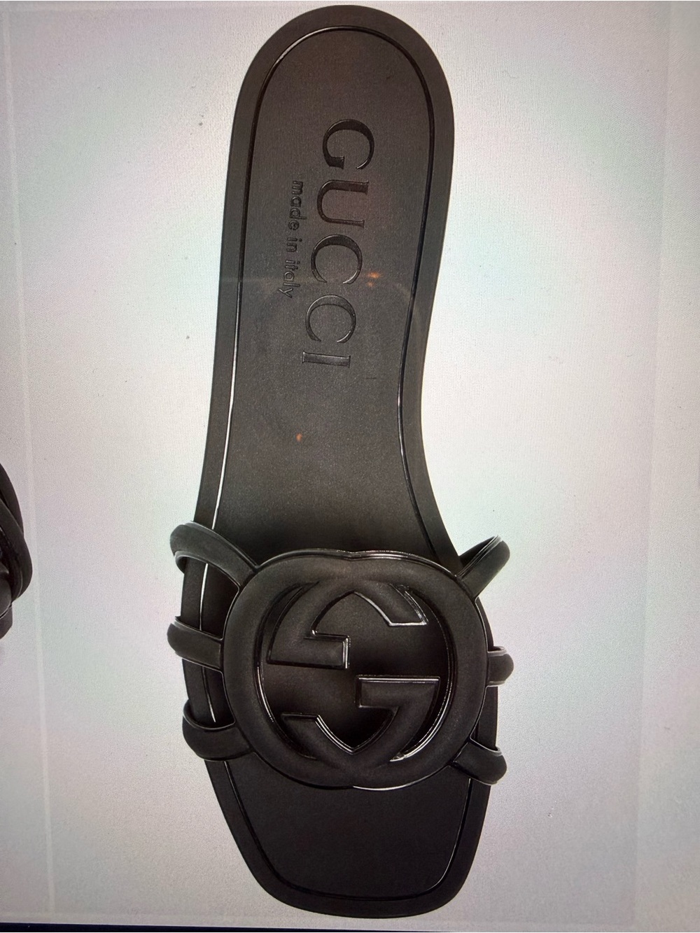 Women’s Gucci Black Slide Sandal